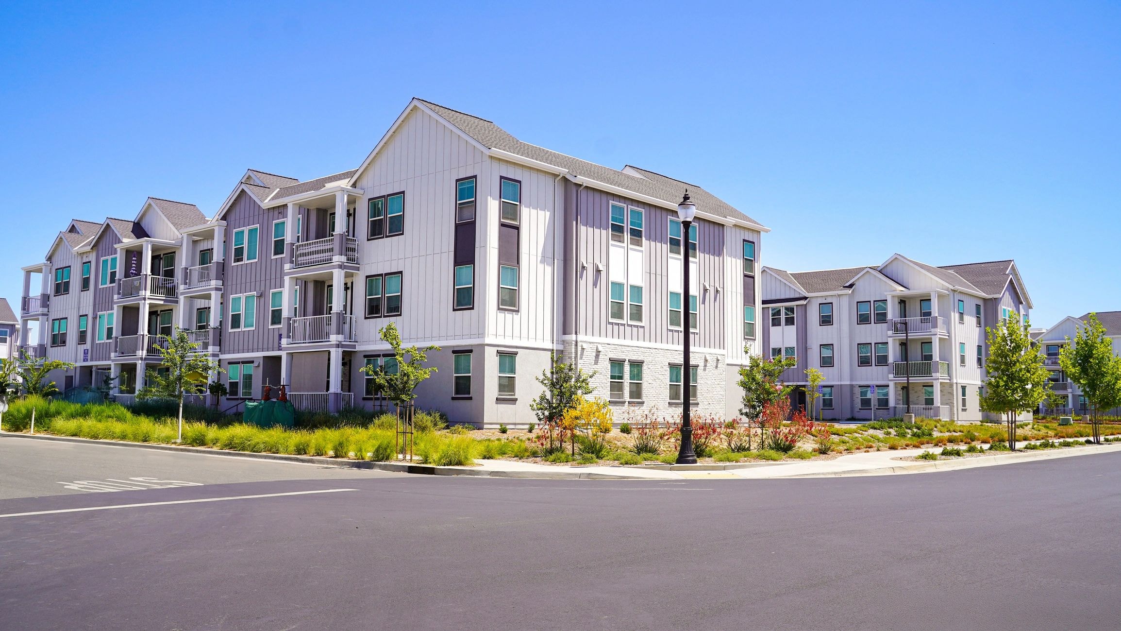 Modern condo complex